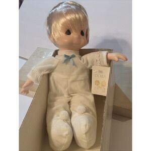 PRECIOUS MOMENTS JESUS LOVES ME DOLL-NWT Boy Doll